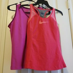 Nike Dri fit work out shirts and Capri Therma
